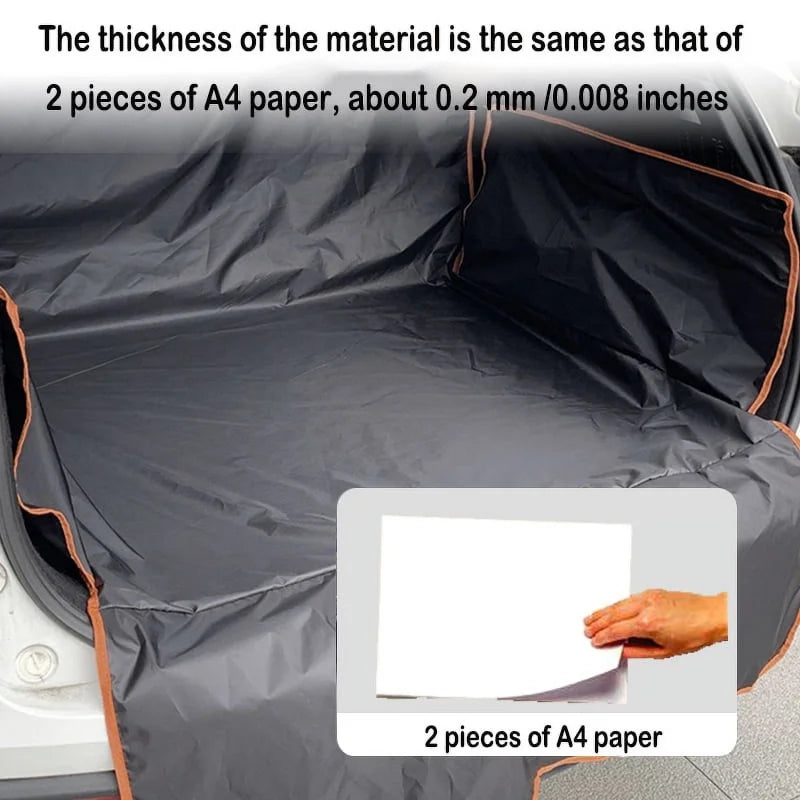 Waterproof SUV Cargo Liner Universal Fit Trunk Seat Cover for Back Cargo Area Auto Vehicle Accessory