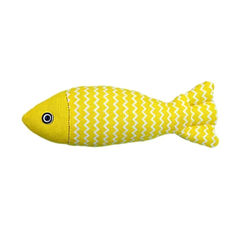Cat Toy Catnip 3D Simulation Fish Saury Goldfish Kitten Toys Pillowfish Interactive Sounding Cat Chew Bite Plush Toy Cat Supply