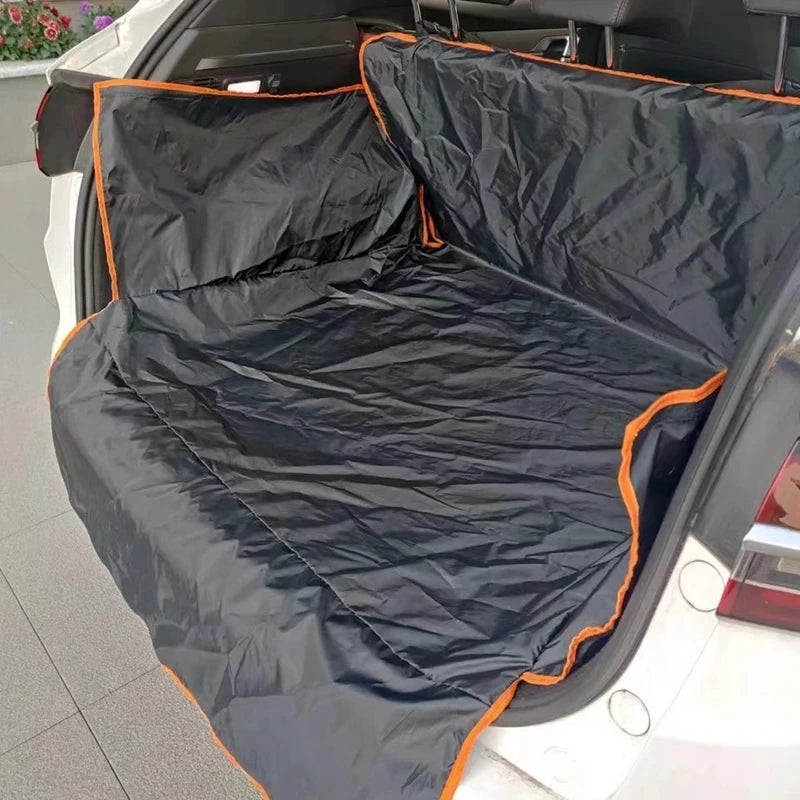 Waterproof SUV Cargo Liner Universal Fit Trunk Seat Cover for Back Cargo Area Auto Vehicle Accessory